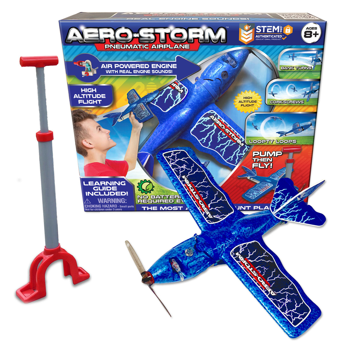 Aero-Storm Flying Toy Airplane Top Secret Toys - Main Image