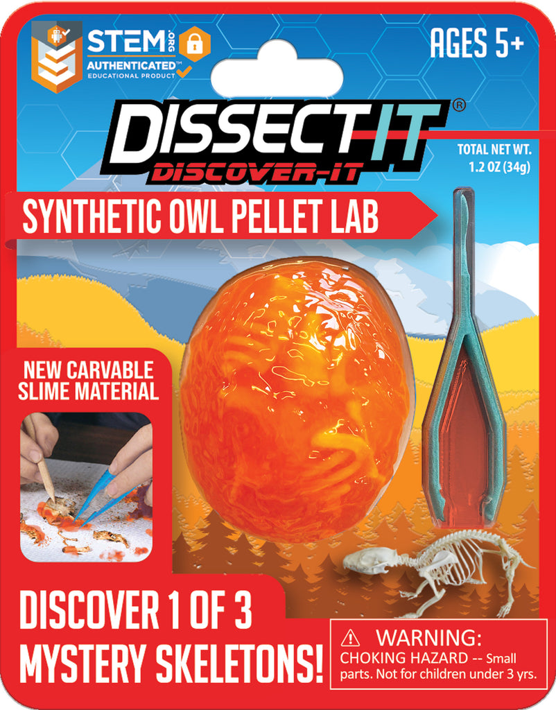 Discover-It Synthetic Owl Pellet Lab – Top Secret Toys